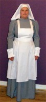Ladies Victorian Maid/ Florence Nightingale Costume Size 12 - 14